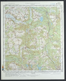 Mapa topograficzna : N-33-70 : Polanów