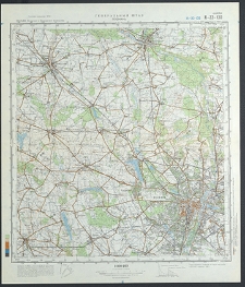 Mapa topograficzna : N-33-130 : Poznań