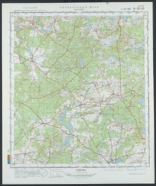 Mapa topograficzna : N-33-83 : Przechlewo