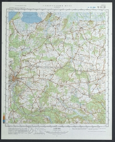 Mapa topograficzna : N-33-59 : Słupsk