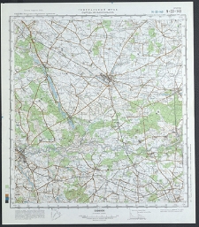 Mapa topograficzna : N-33-143 : Środa Wielkopolska