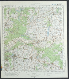 Mapa topograficzna : N-33-131 : Swarzędz