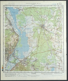 Mapa topograficzna : N-33-90 : Szczecin