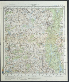 Mapa topograficzna : N-33-96 : Tuchola