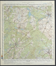 Mapa topograficzna : N-33-105 : Wałcz