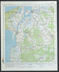 Mapa topograficzna : N-33-78 : Wolin