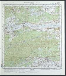 Mapa topograficzna : N-33-117 : Wronki