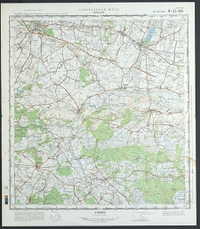 Mapa topograficzna : N-33-144 : Września