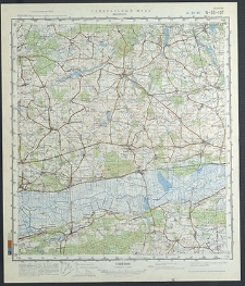 Mapa topograficzna : N-33-107 : Wyrzysk