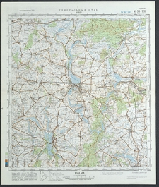 Mapa topograficzna : N-33-120 : Żnin