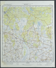Mapa topograficzna : N-33-89 : Torgelow