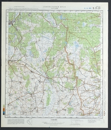 Mapa topograficzna : N-33-89 : Torgelow