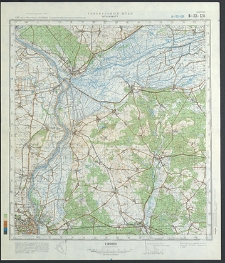 Mapa topograficzna : N-33-126 : Frankfurt nad Odrą