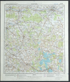 Mapa topograficzna : N-34-XVI : Czerniachowsk