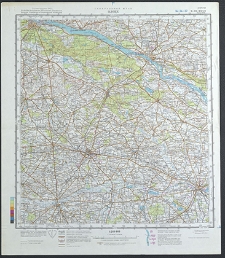 Mapa topograficzna : N-34-XXXII : Płock