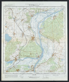 Mapa topograficzna : N-33-113-A : Oderberg