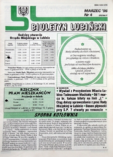 Biuletyn Lubiński nr 4 (53), marzec `95