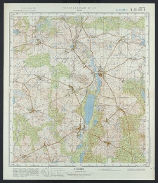 Mapa topograficzna : N-33-102-W : Banie