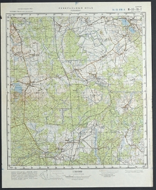 Mapa topograficzna : N-33-78-G : Golczewo