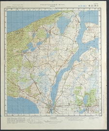 Mapa topograficzna : N-33-78-A : Wolin