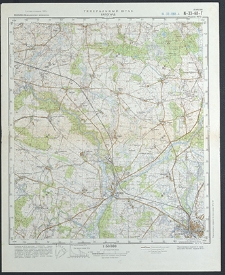Mapa topograficzna : N-33-68-G : Białogard