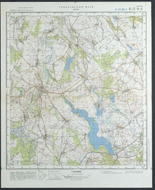 Mapa topograficzna : N-33-91-B : Dobra