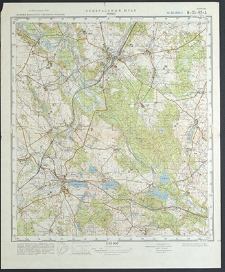 Mapa topograficzna : N-33-92-A : Łobez
