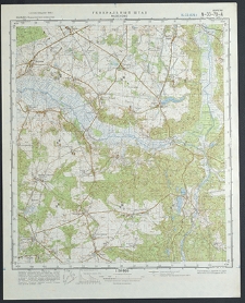 Mapa topograficzna : N-33-70-A : Malechowo