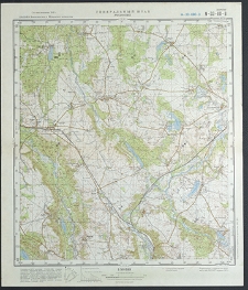 Mapa topograficzna : N-33-80-W : Rusinowo