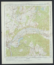 Mapa topograficzna : N-33-60-B : Tawęcino