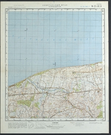 Mapa topograficzna : N-33-68-B : Ustronie Morskie