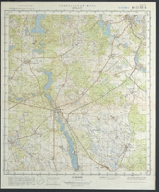 Mapa topograficzna : N-33-82-B : Biały Bór