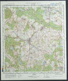 Mapa topograficzna : N-33-81-G : Barwice