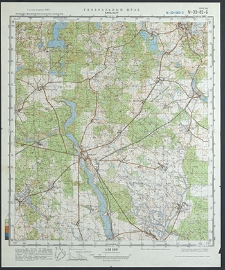 Mapa topograficzna : N-33-82-B : Biały Bór