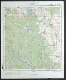 Mapa topograficzna : N-33-115-B : Bobrówko