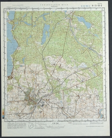 Mapa topograficzna : N-33-84-W : Chojnice