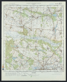 Mapa topograficzna : N-33-103-B : Choszczno