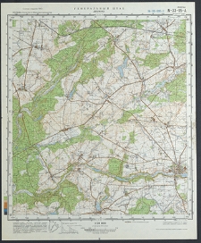 Mapa topograficzna : N-33-95-A : Debrzno