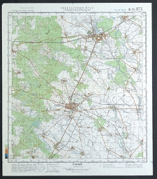 Mapa topograficzna : N-33-141-B : Grodzisk Wielkopolski