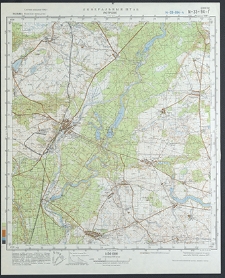 Mapa topograficzna : N-33-94-G : Jastrowie