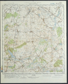 Mapa topograficzna : N-33-96-A : Kamień Krajeński
