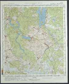 Mapa topograficzna : N-33-84-B : Karsin