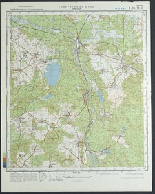 Mapa topograficzna : N-33-70-B : Kępice