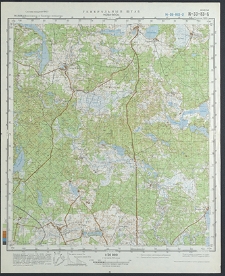 Mapa topograficzna : N-33-83-B : Nowa Wieś
