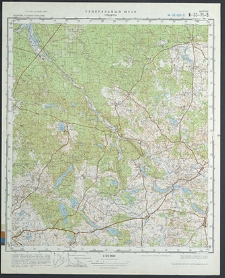 Mapa topograficzna : N-33-71-W : Piaszczyna