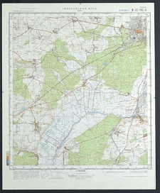 Mapa topograficzna : N-33-106-W : Piła