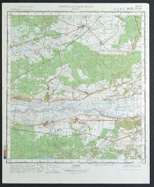 Mapa topograficzna : N-33-117-B : Rosko