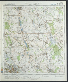 Mapa topograficzna : N-33-91-W : Stargard Szczeciński
