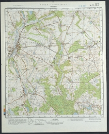 Mapa topograficzna : N-33-80-G : Świdwin