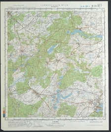 Mapa topograficzna : N-33-95-G : Więcbork